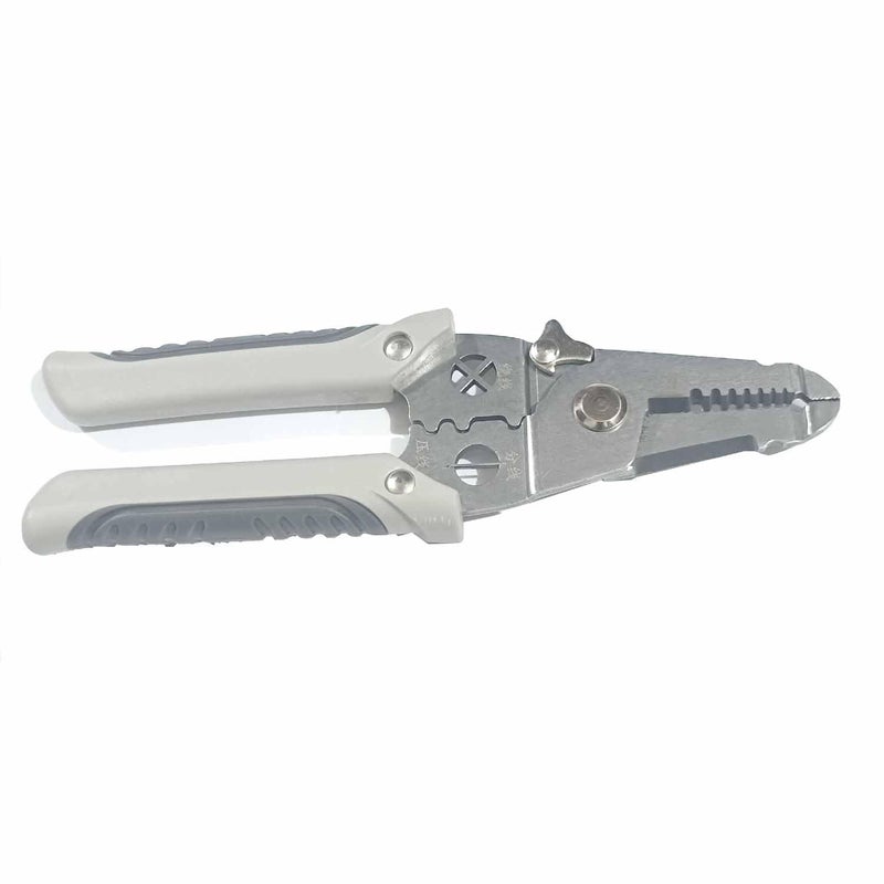 uptodateproducts Uptodateproducts 6 in 1 Multifunction Wire Pliers Tool for Electric Cable Stripping Cutting Cable Stripper and Crimping Special Wire Stripper  - Image 1
