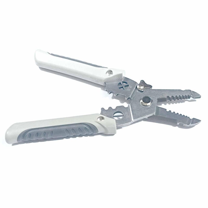uptodateproducts Uptodateproducts 6 in 1 Multifunction Wire Pliers Tool for Electric Cable Stripping Cutting Cable Stripper and Crimping Special Wire Stripper  - Image 5