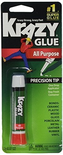 Krazy Glue غراء كرازي KG585 أنبوب فوري 0.07 أونصة شفاف - عبوة من 12 - Image 2