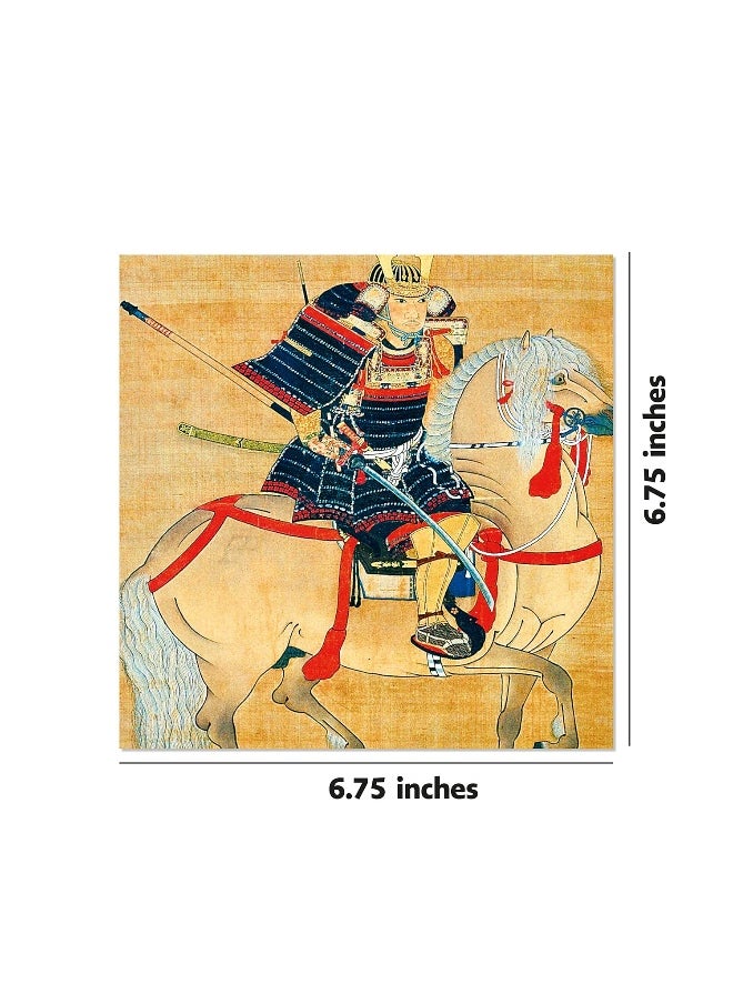 null - Origami Paper - Samurai Prints - Small 6 3/4" - 48 Sheets: Tuttle Origami Paper: Origami Sheets Printed with 8 Different Designs: Instructions for 6 Projects Included - Image 1