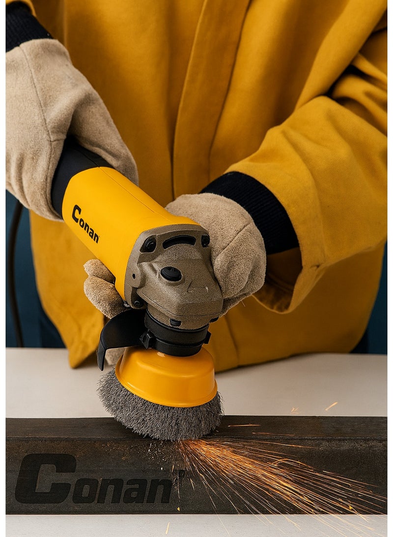 Conan Wire Cup Brush 125mm (5”) – M14x2 Thread – Heavy-Duty Metal Surface Cleaner – COB091252 - Image 2