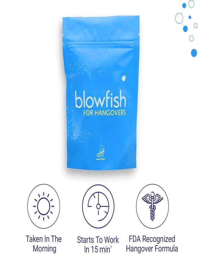 Blowfish for Hangovers - Fast Hangover Relief | FDA-Recognized Formulation - Guaranteed to Relieve Hangover Symptoms in 15 Minutes | Perfect for Weddings and Vacation Essentials | 20 Tablets - Image 4