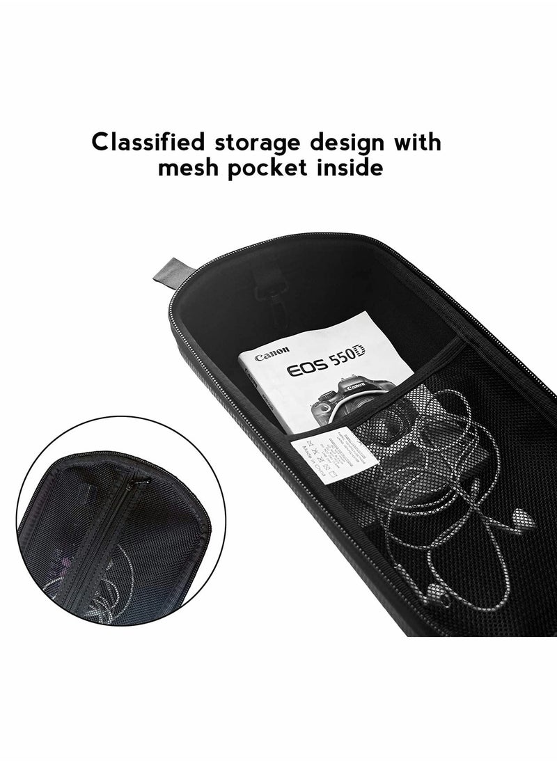 SYOSI Scooter Storage Bag, Waterproof Hard Shell Scooter Handlebar Bag Storage Bag for Electric Scooter, Self Balancing Scooter and Folding Bike (Black)  - Image 4