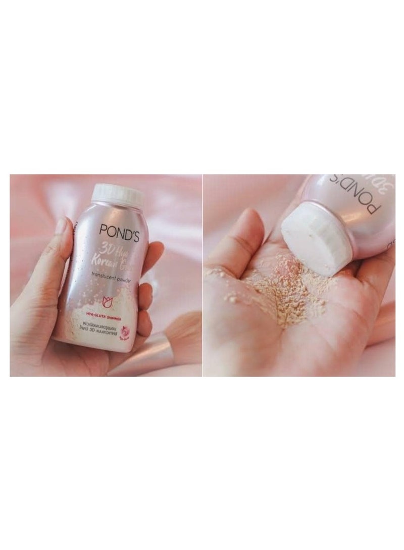 Pond's POND’S 3D Hya Korean Glow Translucent Powder 50g – Hydrating & Radiant Finish Face Powder - Image 5