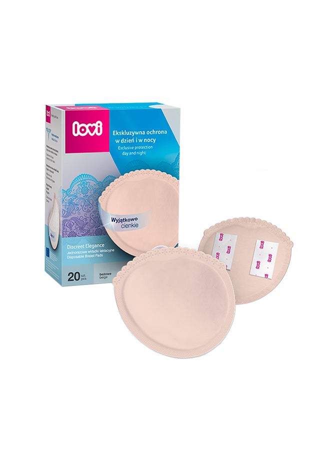 lovi 20 Pieces Breast Pads Discreet Elegance  - Image 1