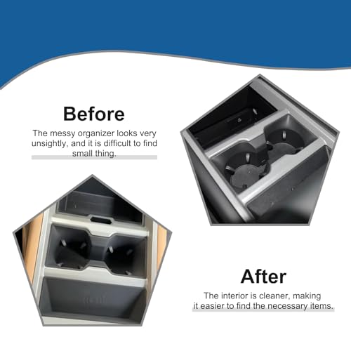 Bekantogy Cup Holder Mat Compatible with L@nd Rover Defender 90 110 130 2025-2026 Silicone Recessed Cup Holder Center Console Organizer Cup Drink Water Holder Replacement - Image 2