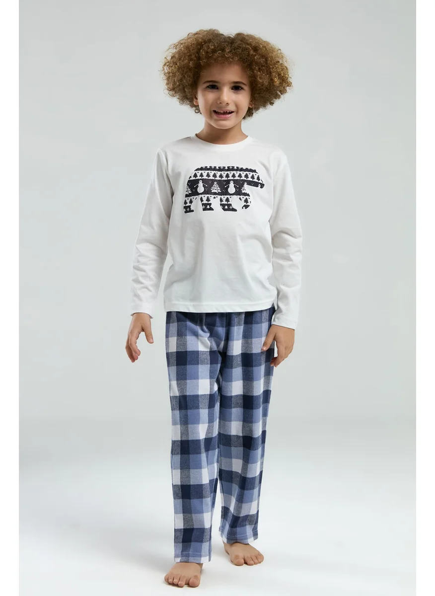 RolyPoly Boy White Long Sleeve Pajama Set