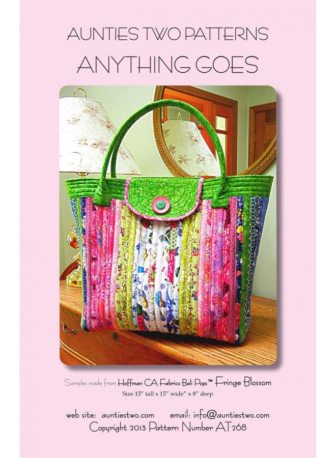Aunties Two Patterns Anything Goes (Bag) Pattern - Image 1
