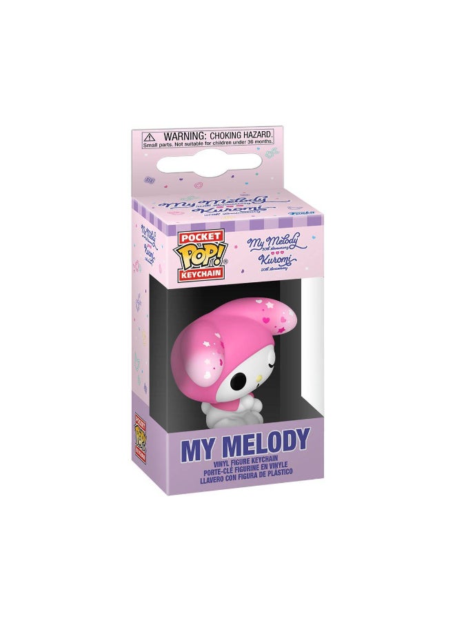 Funko Pocket POP! Sanrio Hello Kitty and Friends My Melody 50th Anniversary Melody Vinyl Keychain (10.2 cm) - Image 1