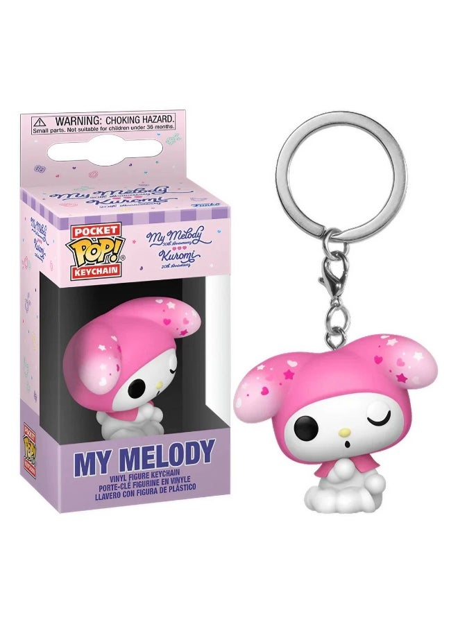 Funko Pocket POP! Sanrio Hello Kitty and Friends My Melody 50th Anniversary Melody Vinyl Keychain (10.2 cm) - Image 2