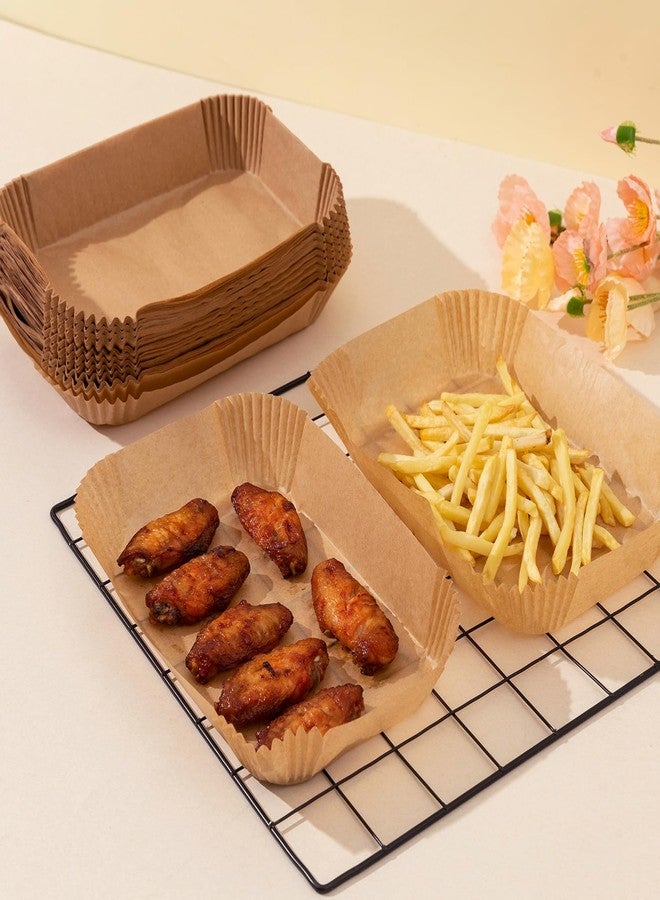 Ecfvtp Air Fryer Liners For Ninja Foodi XL Smart FG551 6-in-1 Indoor Grill,100PCS Rectangular Air Fryer Disposable Paper Liner, Ninja Foodi XL Smart Accessories - Image 5