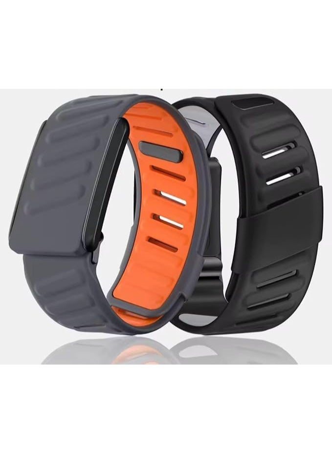 ECO Sports Band Strap Compatible with Whoop 5.0/MG,One, Peak & Life Devices – ECG Compatiblity, Silicone Waterproof Design, Sweatproof Strap with U-Shape include Connector - Image 3