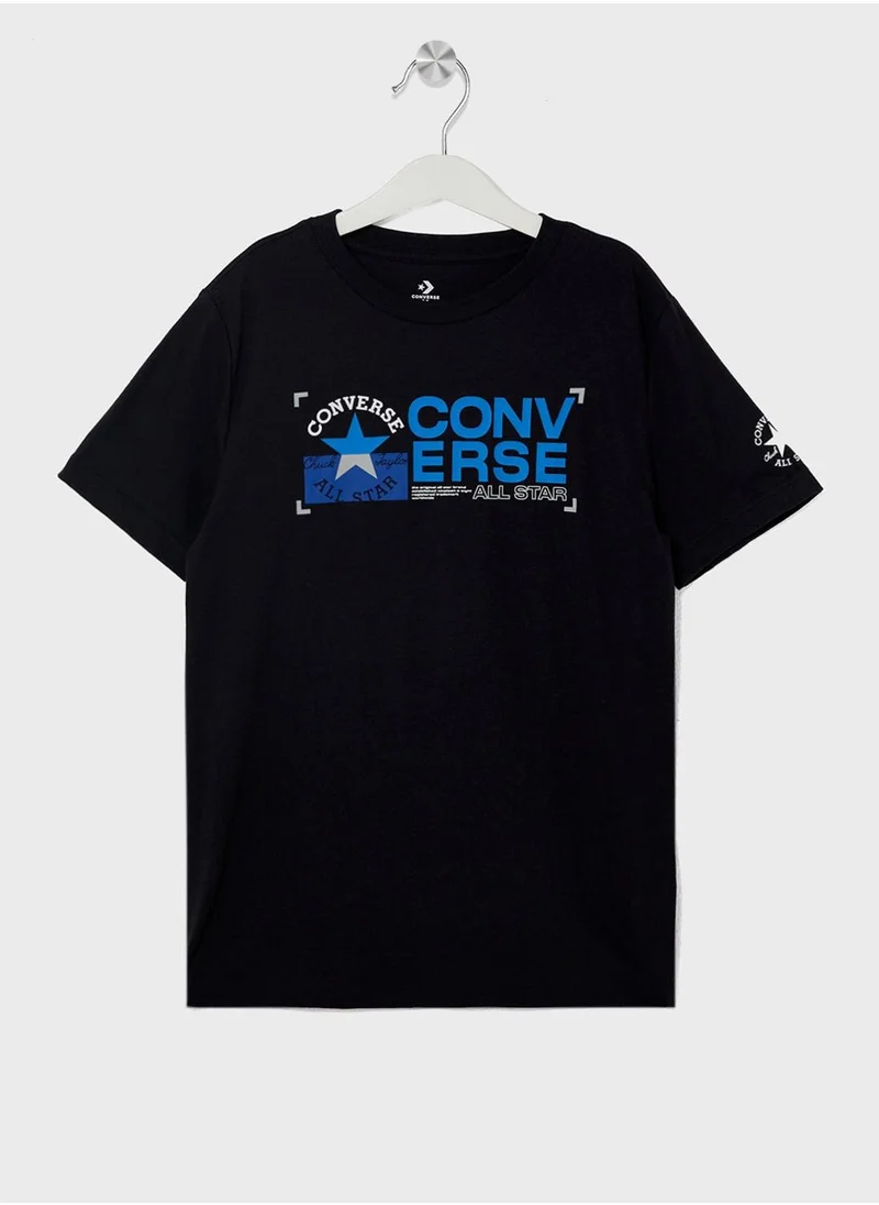 كونفرس Youth Utility Chest Logo T-Shirt