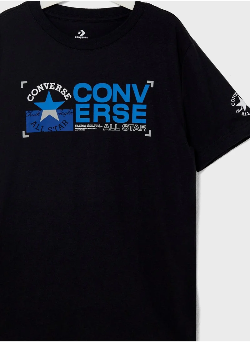 كونفرس Youth Utility Chest Logo T-Shirt