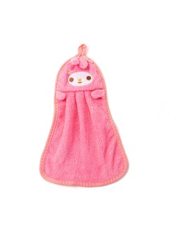 Cute Cartoon Coral Fleece Hand Towel Kitchen Absorbent Miffy Rabbit