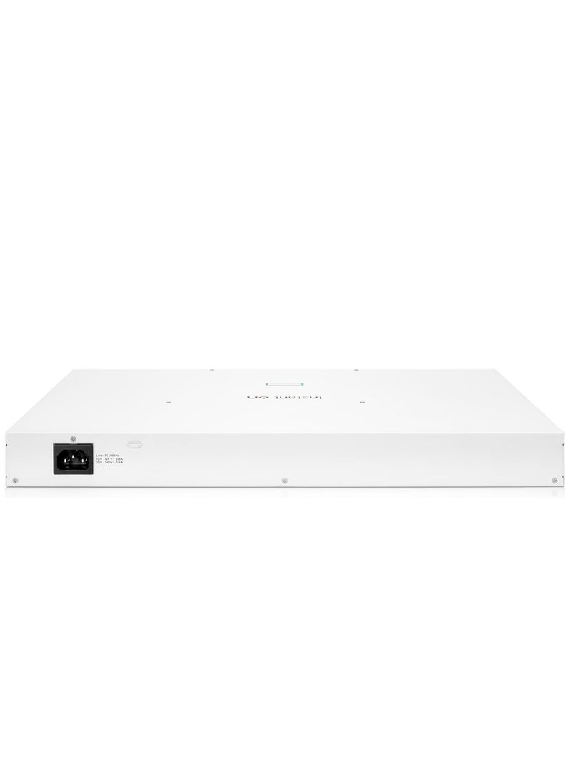 Aruba Networks Aruba 24G Class 4 PoE 4SFP/SFP+ 370W Switch (Model JL684B) is a smart-managed Layer 2+ Gigabit Ethernet switch designed for small and medium businesses requiring high-performance connectivity and flexibility  - Image 1