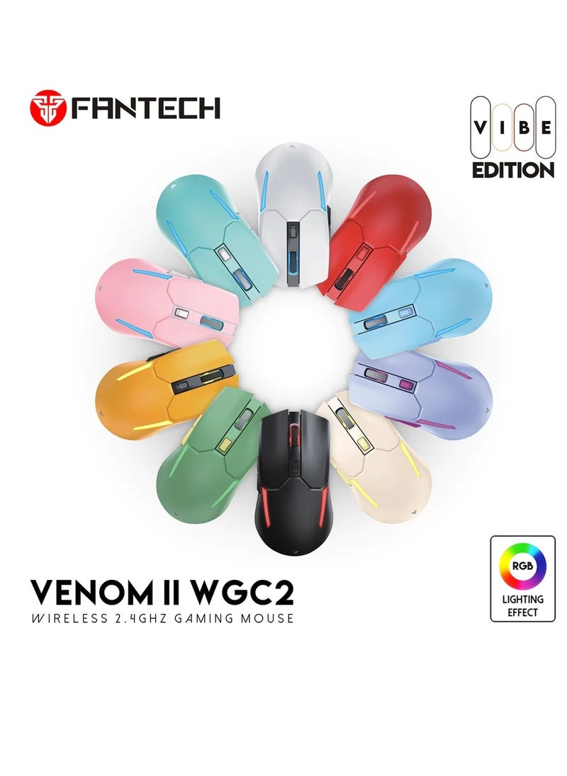 FANTECH - Venom WGC2 Black Wireless Gaming Mouse 2.4GHZ - Image 1