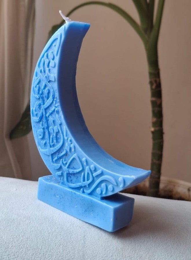 Khalid's Ramadan Special Crescent Moon Soy Candle | Naturally Scented Candles | Eco Friendly Pure Natural Candle - Image 5