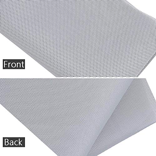 Wayber Speaker Grill Cloth Stereo Mesh Fabric for Speaker Repair, Gray - 55 x 40 in / 140 x 100 cm - Image 3