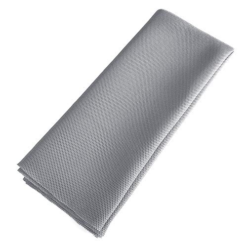 Wayber Speaker Grill Cloth Stereo Mesh Fabric for Speaker Repair, Gray - 55 x 40 in / 140 x 100 cm - Image 1