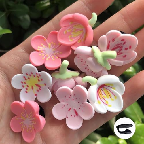 MAKABEE 2026 New Shoe Charms-Coquette Bows Flower Pink Shoe bogg bag Charms Set for Women Kids - Image 2