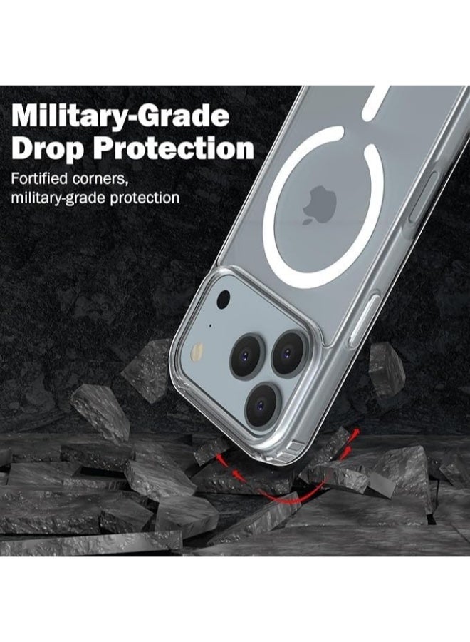 3in1 case for iPhone 17 Pro, a set consisting of a protective case that is scratch and yellowing-resistant in the short term and supports MagSafe wireless charging, a shatterproof screen protector, and a glass camera protector, a complete set to protect your device from scratches, drops and breakage (3in1) - Image 5