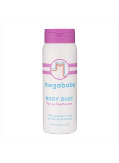 Sweat Absorbing Body Powder - Body Dust | with Lavender & Aloe | Talc-Free, All Natural | 6 oz