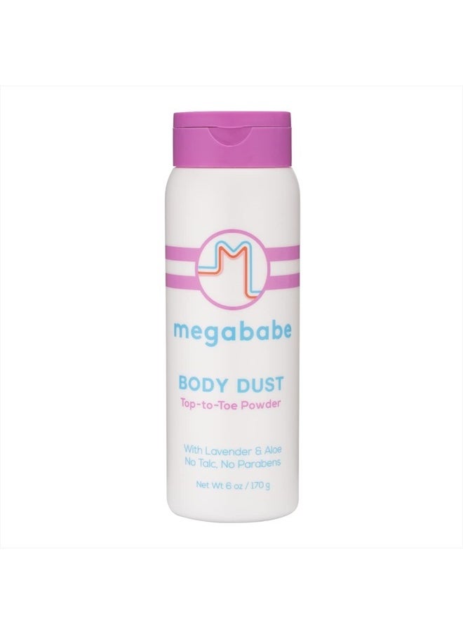 Megababe - Sweat Absorbing Body Powder - Body Dust | with Lavender & Aloe | Talc-Free, All Natural | 6 oz - Image 1