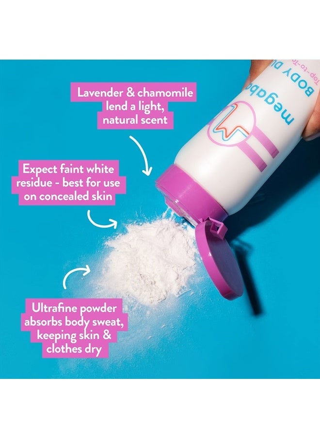 Megababe - Sweat Absorbing Body Powder - Body Dust | with Lavender & Aloe | Talc-Free, All Natural | 6 oz - Image 1