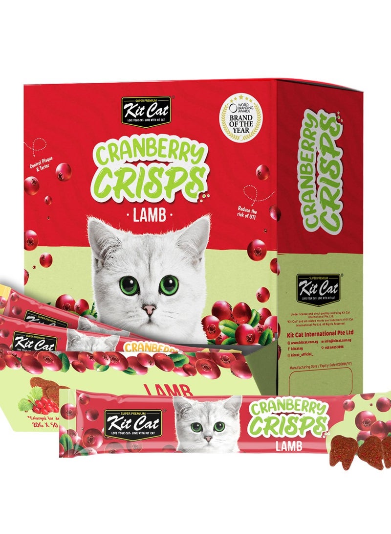 Kit Cat Cranberry Crisps Lamb Box (50 sachets) - Image 1