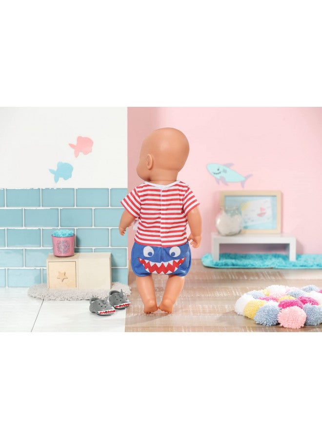 BABY born Bath Pyjamas with Shoes blue - Image 3