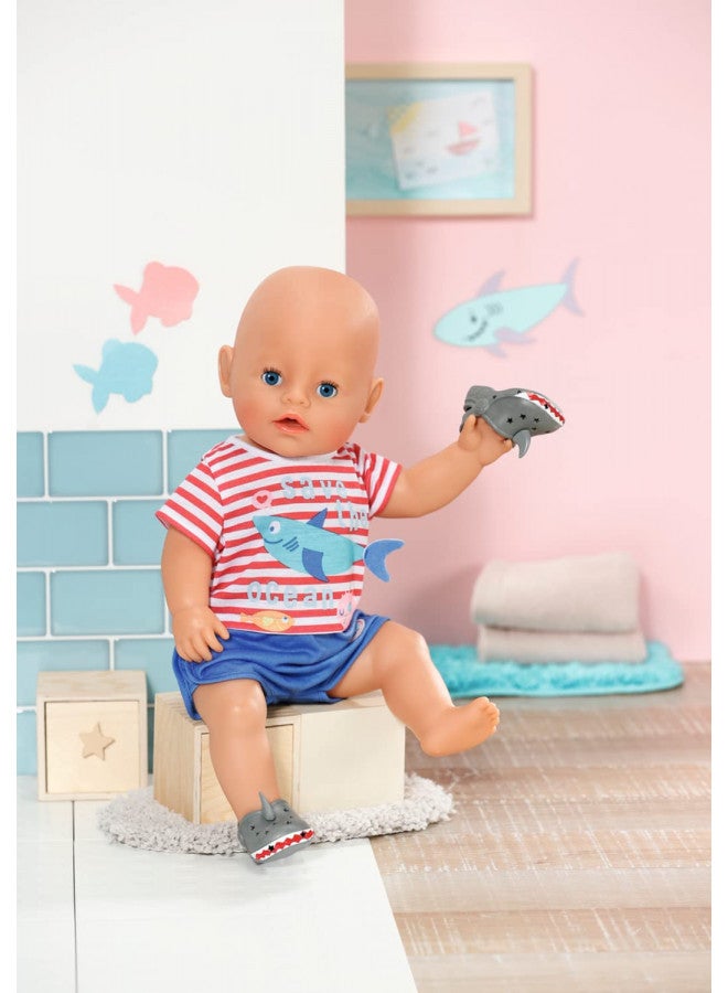 BABY born Bath Pyjamas with Shoes blue - Image 4