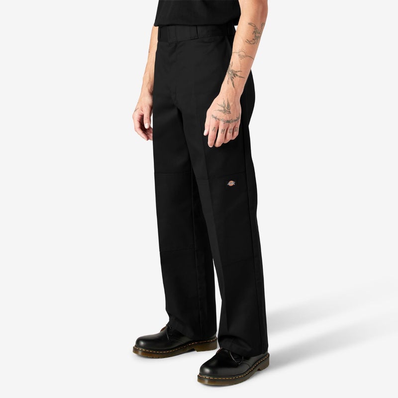 Dickies Loose Fit Double Knee Work Pants. Black, 34 30 - Image 2