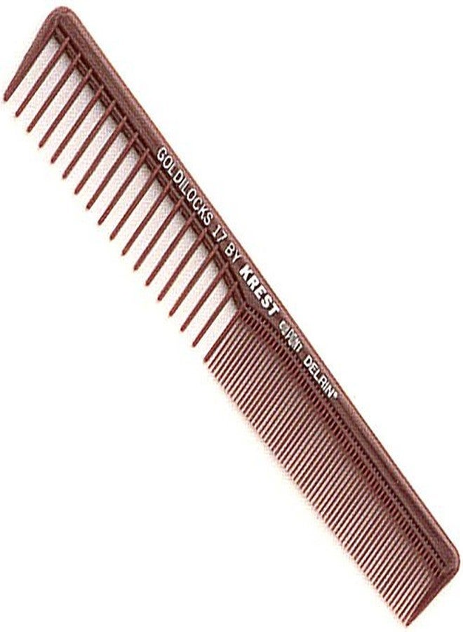 Krest Combs Goldilocks Space Tooth Fine Tooth Styler Comb 7" - G17