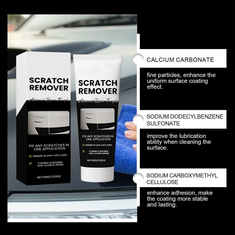 Makbeaty Scratch Remover | Paint Repair & Surface Protection,Scratch Repair & Renew, Car Scratch Remover for All Auto Paint Finishes(100g) - Image 4
