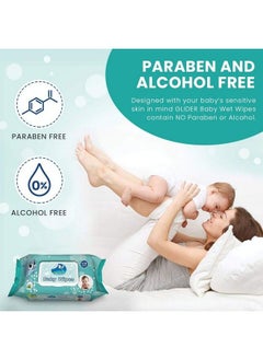 GLIDER Baby Wipes With Lid Fliptop(100 Wipes Pack) (Pack Of 2 (200 Wipes))  - Image 5