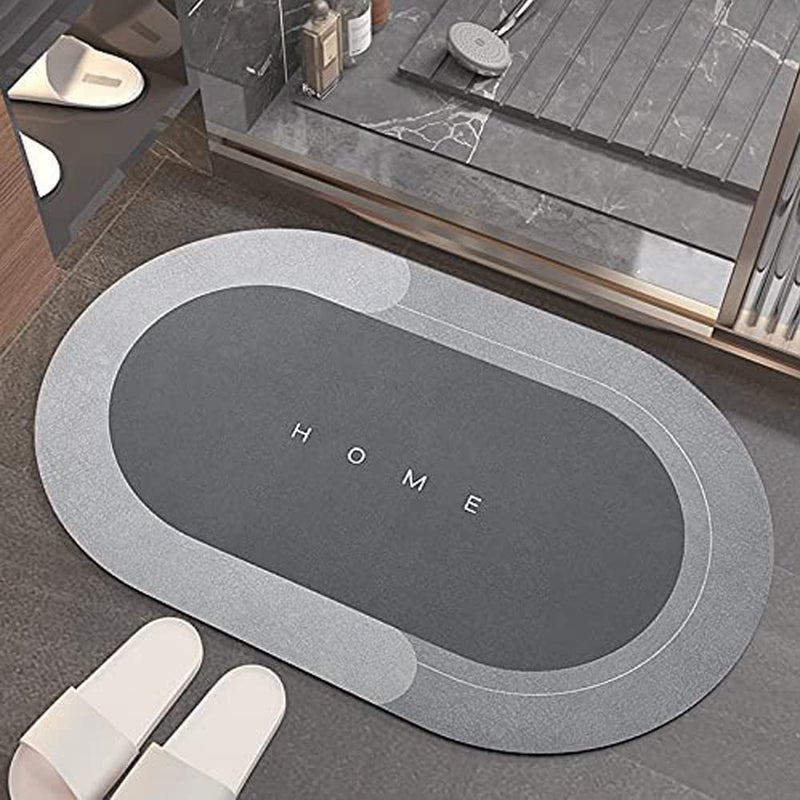 Mishrit Quick Drying Water Soak Absorbent Bathroom Mats Anti Slip Big Size Water Absorbing Floor Washable Anti Skid Foot Mat (Multicolour) - Image 1