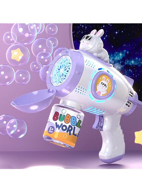 Handheld Bubble Guns Machine Rechargeable Bubble Blower Machine for Both Kids And Adults
