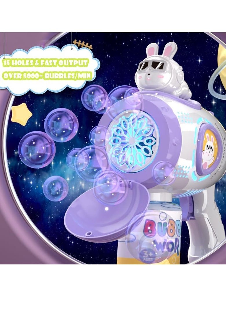 MAGIC VAULT - Handheld Bubble Guns Machine Rechargeable Bubble Blower Machine for Both Kids And Adults - Image 1
