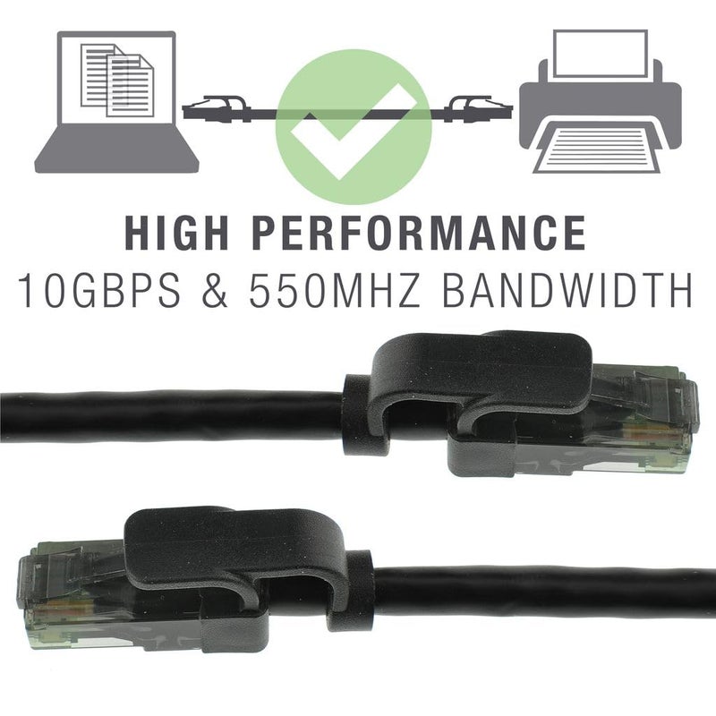 Mediabridge CAT6 Ethernet Patch Cable (3 ft) RJ45 Connectors with Gold Plated Contacts (10gbps) - Image 5