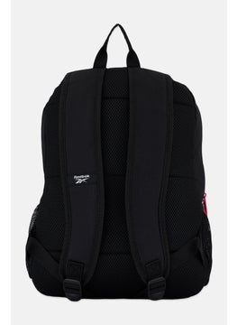 Reebok Women 2 Pcs Brand Logo Backpack And Lunch Bag 41 H x 29 L x 8 W cm, Black/Pink  - Image 2