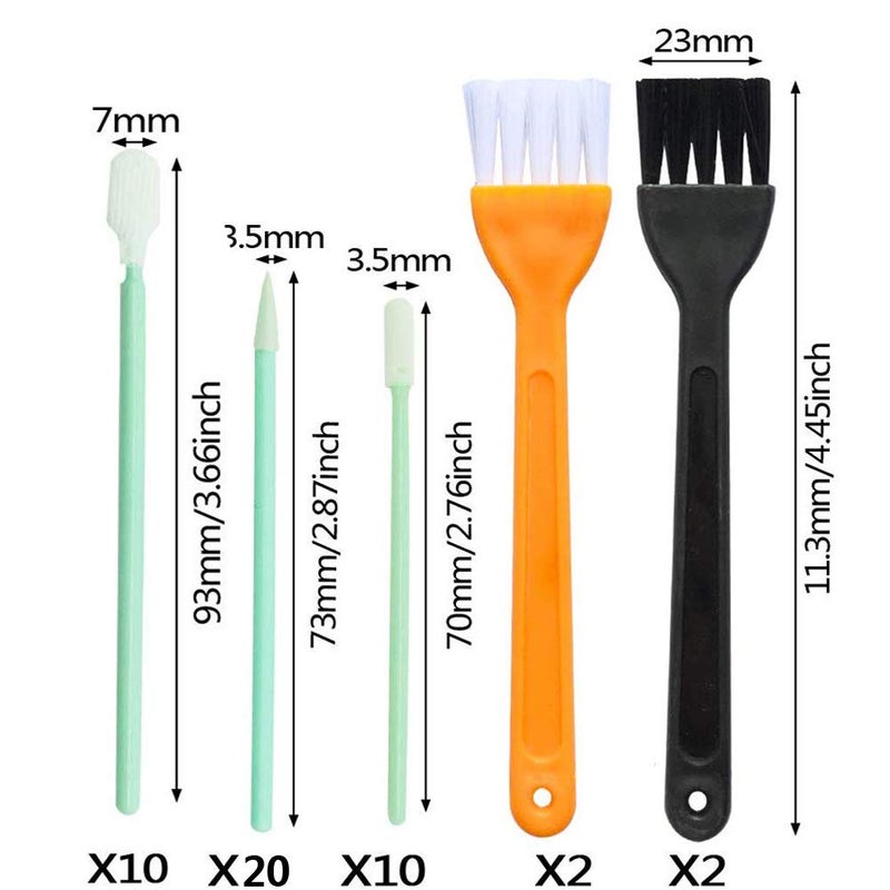 ACKLLR 44 Pieces Cell Phone Cleaning Kit, USB Charging Port and Headphone Jack Cleaner Brush Tool Set Compatible with iPhone Xs Max X 8/7/6/5/4 iOS Samsung LG Huawei MacBook and Android Devices - Image 2