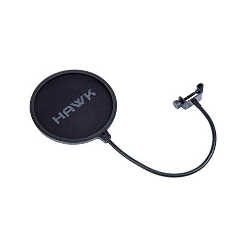 HAWK PROAUDIO PS01 Pop Filter for Vocal Recording/Streaming, 6.25 Inch (Black) - Image 2