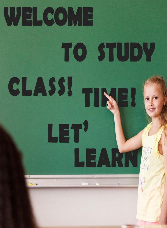 WLLHYF 150PCS Large 7 Inch Bulletin Board Letters Set Black Classroom Alphabet Cutouts Number Punctuation Symbols for Bulletin Board Display Home School Office Chalkboard Decor - Image 4