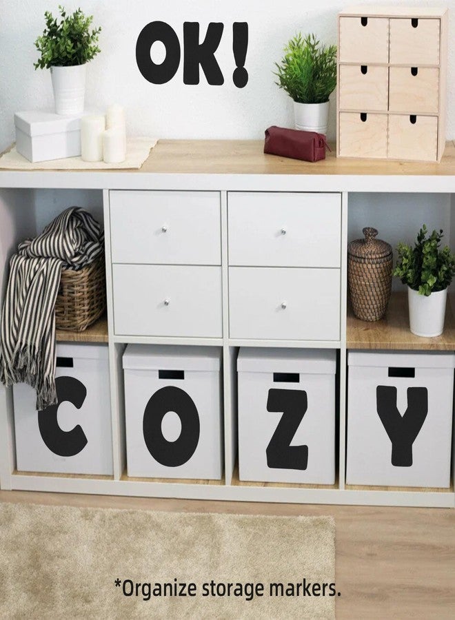 WLLHYF 150PCS Large 7 Inch Bulletin Board Letters Set Black Classroom Alphabet Cutouts Number Punctuation Symbols for Bulletin Board Display Home School Office Chalkboard Decor - Image 5