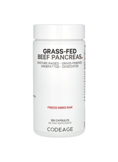 Codeage Codeage, Grass-Fed Beef Pancreas, 3,000 mg , 180 Capsules (500 mg per Capsule)  - Image 1