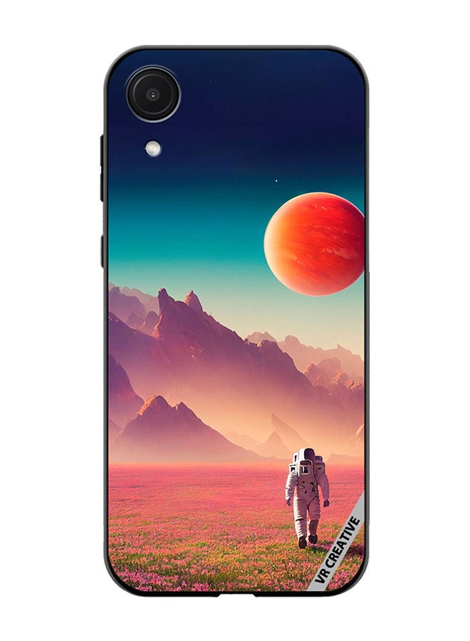 VR CREATIVE Protective Case Cover For Samsung Galaxy A03 Core An Astronaut In A Spacesuit Walks Around An Alien Planet And Explores Its Surface Design Multicolour - Image 1