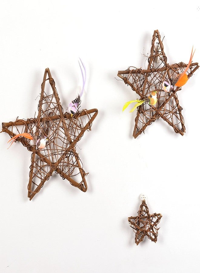 Queenland Natural Grapevine Wreath Star Shape DIY Crafts Base for Christmas Wreath Garland Gift Home Decoration 12 inches,Pack of 1 - Image 5