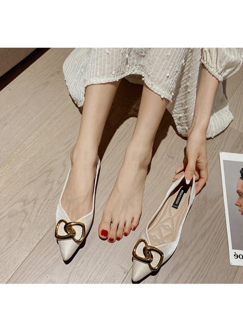 KUYING Flat Sole Single Shoe Women - Image 2