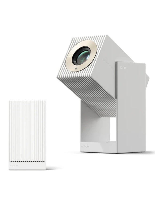 wanbo Cube 2 Pro Smart LED Projector – Full HD 1080p, 500 ANSI lm, Gimbal 230° Auto-Focus & Keystone, Android TV 11, Bluetooth 5.0, Home Cinema Portable - Image 1